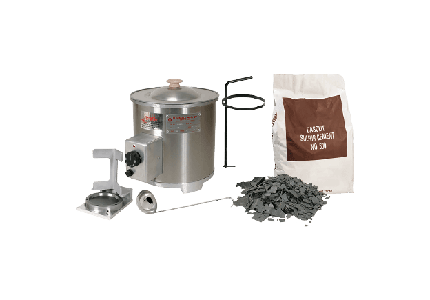 جهاز تسخين الكبريت بملحقاته